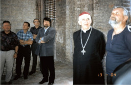 Arcybiskup Przykucki i Pastor Schwarz (z lewej) 